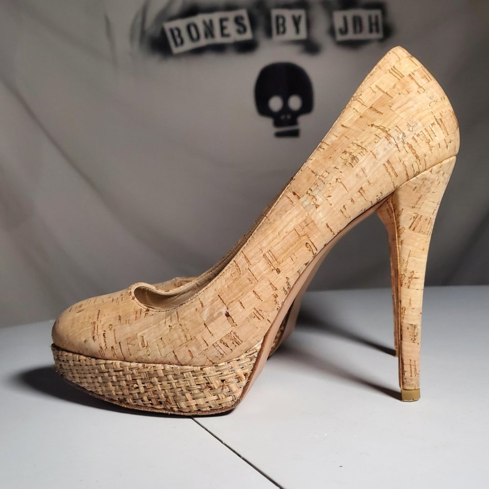 Stuart Weitzman Cork Heels Size 9m - image 5